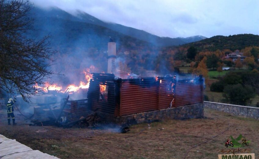 Σπίτι κάηκε ολοσχερώς στην Νυμφασία